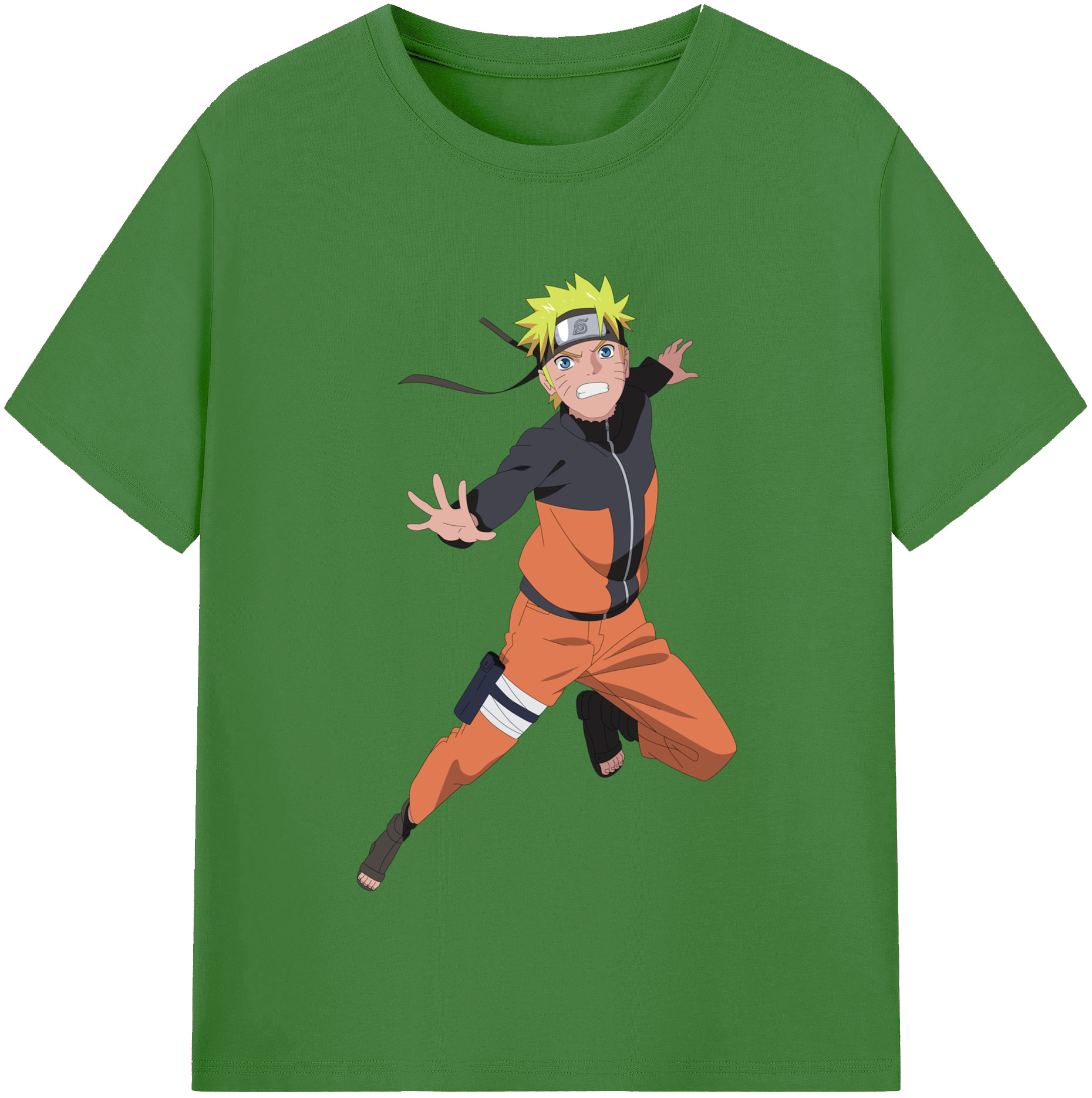NARUTO -ナルト- うずまき ナルト Uzumaki Naruto レディースカジュアルプリントTシャツ（綿100％）